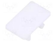 Label; white; HR10,HR20 LOVATO ELECTRIC
