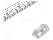 LED; amber; SMD; 0402; 28.5mcd; 1x0.55x0.3mm; 140°; 20mA; λd: 589nm BROADCOM (AVAGO)