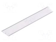 Cover; white; 1m; VARIO30-09; aluminium; for profiles,VARIO30-08 TOPMET