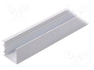 Profiles for LED modules; white; L: 1m; VARIO30-03; aluminium TOPMET