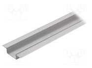 Profiles for LED modules; natural; L: 1m; VARIO30-04; aluminium 