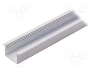 Profiles for LED modules; white; L: 1m; VARIO30-07; aluminium 