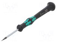 Screwdriver: precision; hex key; HEX 0.7mm; Blade length: 40mm WERA