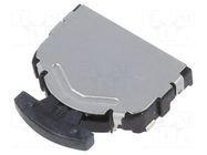 Microswitch TACT; SPST; Pos: 2; 0.01A/5VDC; SMT; none; 11.8x11.7mm JIANFU