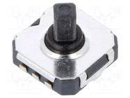 Microswitch TACT; SPST; Pos: 2; 0.05A/12VDC; SMT; none; 7.5x7.5mm JIANFU
