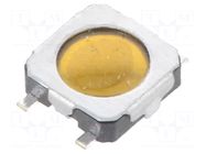 Microswitch TACT; SPST; Pos: 2; 0.05A/12VDC; SMT; none; 3.35x3.35mm JIANFU
