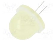 LED; 16mm; yellow; 600÷3000mcd; Front: convex; 4.2÷4.4V POLAM-ELTA