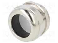 Cable gland; M50; 1.5; IP68; brass; Body plating: nickel HUMMEL