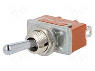 Switch: toggle; Pos: 2; SPDT; ON-(ON); Leads: for soldering PANASONIC