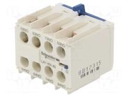 Auxiliary contacts; Leads: screw terminals; front; TeSys K SCHNEIDER ELECTRIC