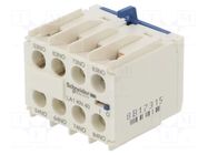 Auxiliary contacts; Leads: screw terminals; front; TeSys K SCHNEIDER ELECTRIC