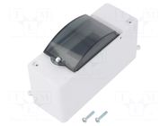 Enclosure: for modular components; IP20; white; No.of mod: 2; MINI ELEKTRO-PLAST NASIELSK