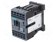 Contactor: 4-pole; NC x2 + NO x2; 24VDC; 10A; 3RH20; spring clamps SIEMENS