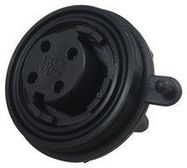 CIRCULAR CONNECTOR, RCPT, 4POS, SCREW