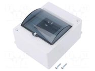 Enclosure: for modular components; IP20; white; No.of mod: 5; MINI ELEKTRO-PLAST NASIELSK