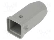 Enclosure: for HDC connectors; size D3A; for cable; for latch 