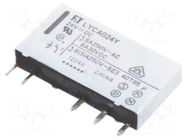 Relay: electromagnetic; SPDT; Ucoil: 24VDC; 6A; 6A/250VAC; 6A/24VDC FCL Components