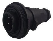 CIRCULAR CONNECTOR, PLUG, 4POS, SCREW