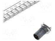 Connector: M12; socket; PIN: 5; male; 60V; straight; SMT; on PCBs AMPHENOL LTW