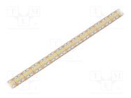 LED tape; white warm; 2835; LED/m: 240; 12mm; white PCB; IP65; 25W/m WISVA OPTOELECTRONICS