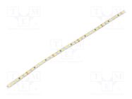 LED tape; white cold; 2835; LED/m: 168; 5mm; white PCB; IP20; 8W/m WISVA OPTOELECTRONICS