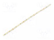 LED tape; white warm; 2835; LED/m: 168; 5mm; white PCB; IP20; 8W/m WISVA OPTOELECTRONICS