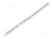 LED tape; RGB; 3535; LED/m: 120; 10mm; white PCB; IP65; 18W/m; 24VDC WISVA OPTOELECTRONICS