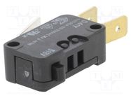 Microswitch SNAP ACTION; 0.1A/250VAC; without lever; SPDT; Pos: 2 ZF