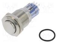 Switch: vandal resistant; DPDT; 3A/250VAC; IP67; ON-ON; 2kV BULGIN