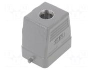 Enclosure for connectors: HDC; size 3; for cable; for latch; M20 TE Connectivity