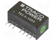 Converter: DC/DC; 3W; Uin: 9÷18V; Uout: 15VDC; Uout2: -15VDC; SIP8 TRACO POWER