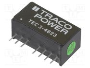 Converter: DC/DC; 3W; Uin: 36÷75V; Uout: 15VDC; Uout2: -15VDC; SIP8 TRACO POWER