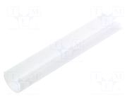 Cover for LED profiles; white; 2m; Kind of shutter: D9; push-in TOPMET