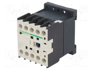 Contactor: 4-pole; NC + NO x3; 24VDC; 10A; TeSys D; W: 45mm; H: 58mm SCHNEIDER ELECTRIC