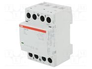 Contactor: 4-pole installation; 40A; 24VAC,24VDC; NC x2 + NO x2 ABB