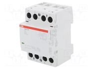 Contactor: 4-pole installation; 40A; 230VAC,230VDC; NC + NO x3 ABB