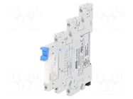 Relay: interface; SPDT; Ucoil: 120VAC; 6A; 6A/250VAC; 6A/30VDC; IP20 MORSETTITALIA