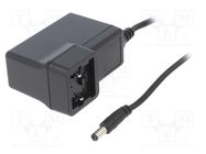 Power supply: switched-mode; mains,plug; 15VDC; 4A; 60W; 88% MEAN WELL