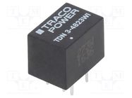 Converter: DC/DC; 3W; Uin: 18÷75V; Uout: 15VDC; Uout2: -15VDC; DIP TRACO POWER