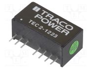 Converter: DC/DC; 2W; Uin: 9÷18V; Uout: 15VDC; Uout2: -15VDC; SIP8 TRACO POWER