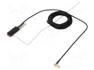 Antenna; 18dBi; DAB; 50Ω; black; 5VDC; RG174; -10÷80°C; 174÷240MHz PER.PIC.