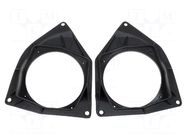 Speaker frame; 130mm; Citroën; Citroën C3 2002->; 2pcs. 4CARMEDIA