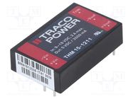 Converter: DC/DC; 15W; Uin: 9÷18V; Uout: 5VDC; Iout: 3000mA; 1,6"x1" TRACO POWER