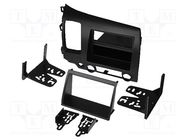 Radio frame; Honda; 2 DIN; grey METRA