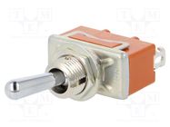 Switch: toggle; Pos: 3; SP3T; ON-OFF-ON; 15A/250VAC; 15A/30VDC 