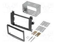 Radio frame; Mercedes; 2 DIN; black ACV