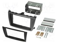 Radio frame; Mazda; 2 DIN; black and silver 