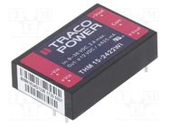 Converter: DC/DC; 15W; Uin: 9÷36V; Uout: 12VDC; Uout2: -12VDC; 285kHz TRACO POWER