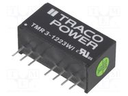 Converter: DC/DC; 3W; Uin: 4.5÷18V; Uout: 15VDC; Uout2: -15VDC; SIP8 TRACO POWER