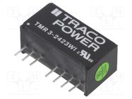 Converter: DC/DC; 3W; Uin: 9÷36V; Uout: 15VDC; Uout2: -15VDC; SIP8 TRACO POWER